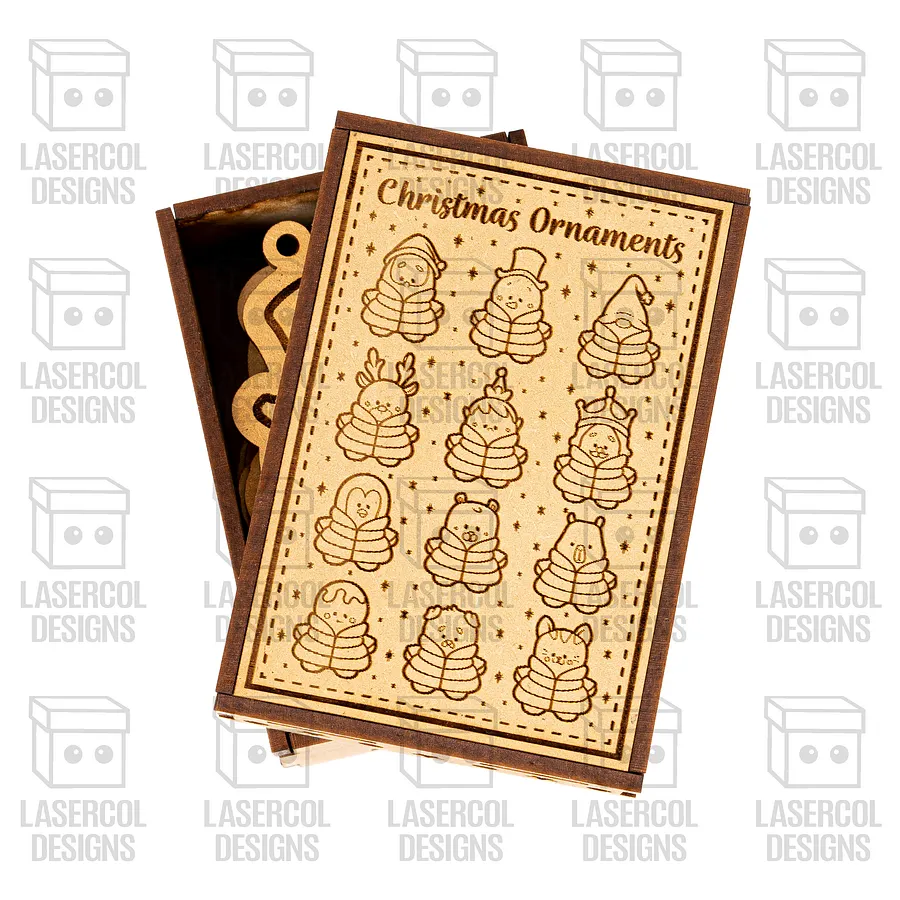Christmas Ornaments Box - Laser Cut Files product image (7)