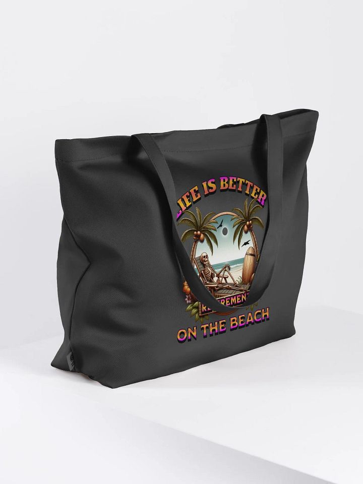 Life Is Better On The Beach Retirement Tropical Tote Bag product image (1)