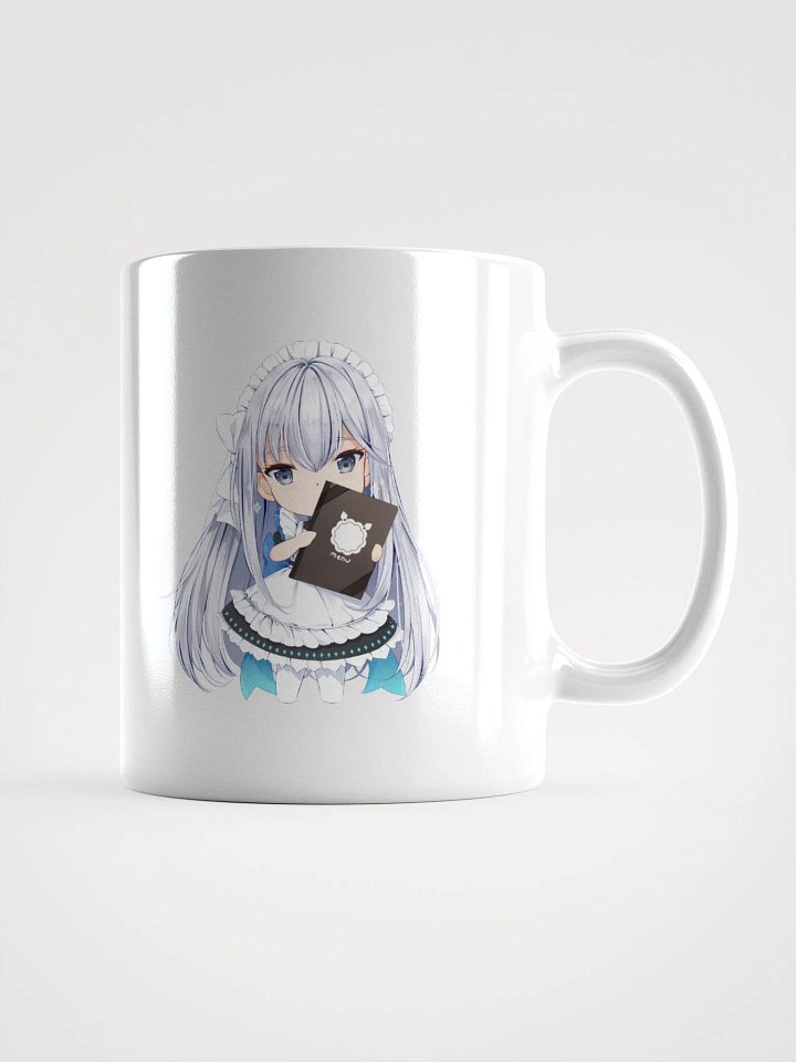 White Glossy Mug - Meryl Maid (Tower of Fantasy) product image (1)
