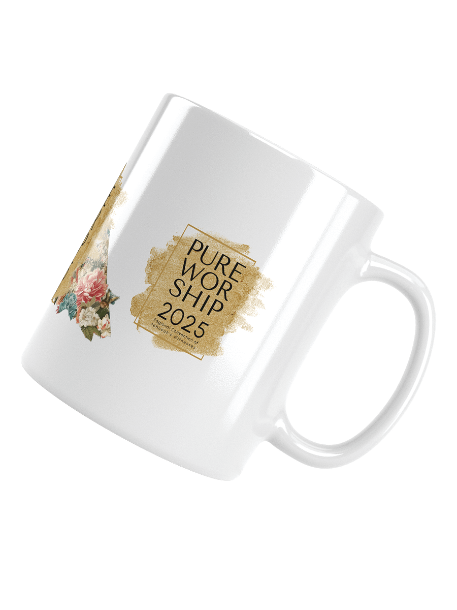 2025 "Pure Worship" Floral Mountain Glossy Mug product image (6)