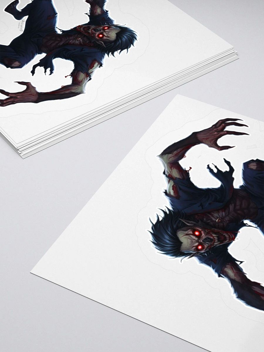 V1 Hybrid Z.W.V. Kiss Cut Stickers (White Edge) product image (4)