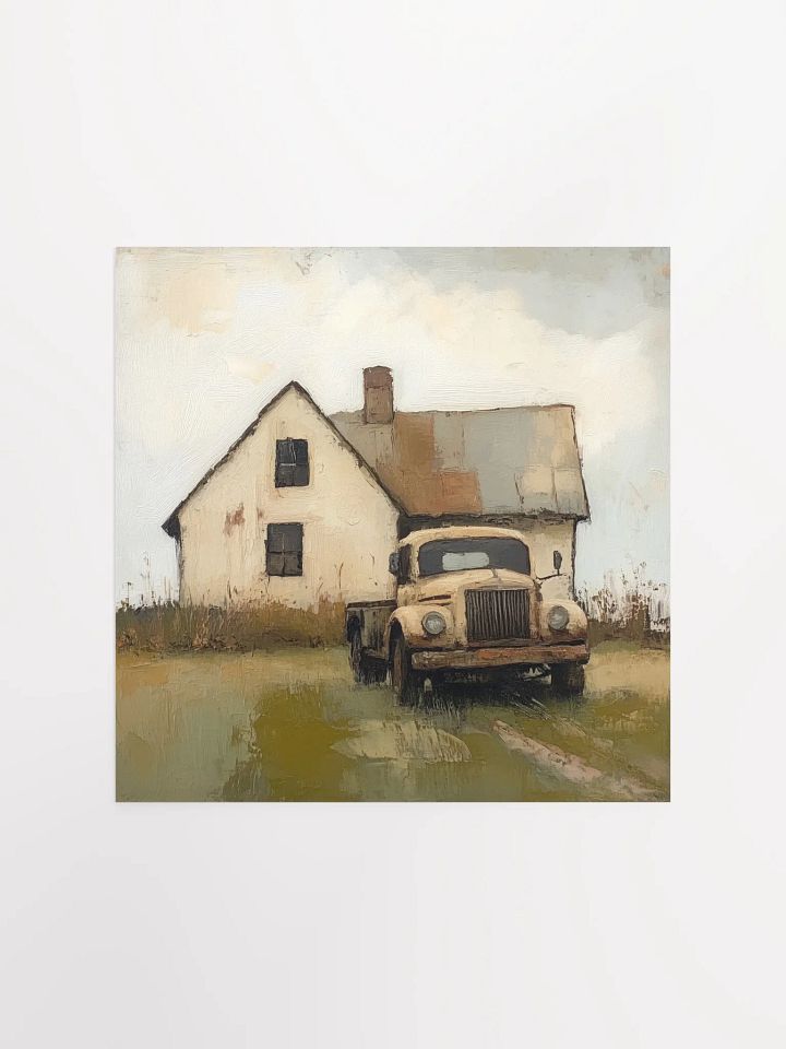 Farmhouse Sky: Truck I Art Print product image (1)
