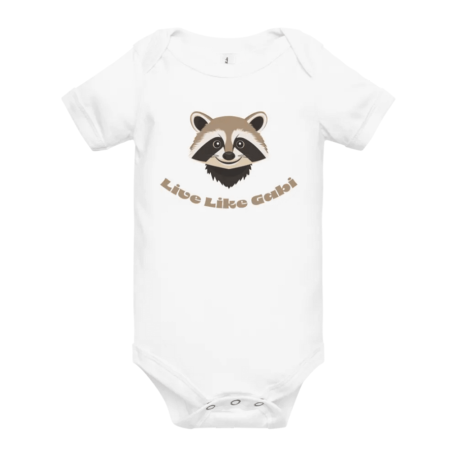 Happy Raccoon Baby Onesie product image (10)