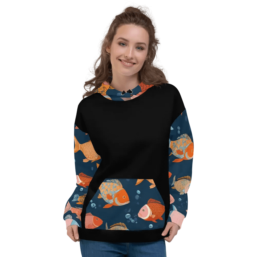 Colorful Fish Unisex Hoodie product image (3)