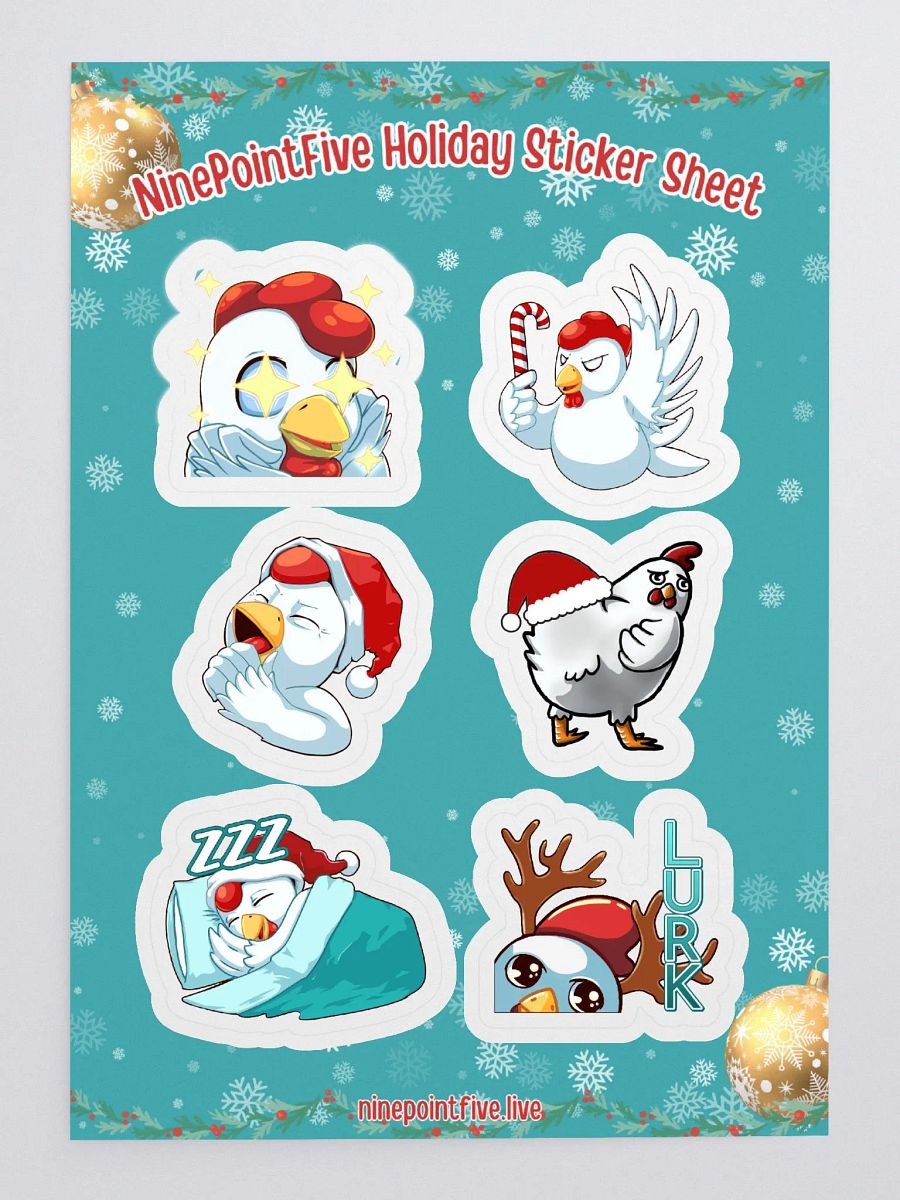 Holiday Emote Sticker Sheet! product image (3)