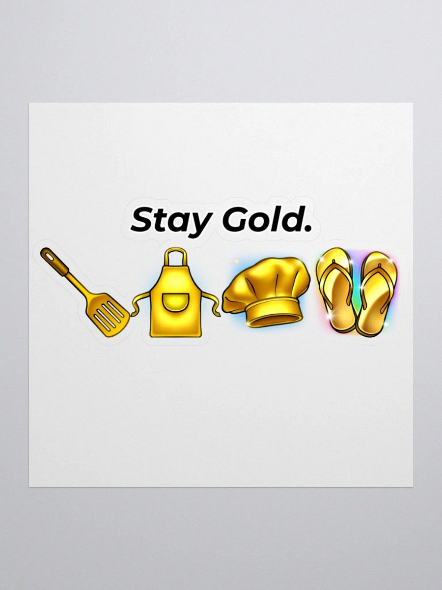 Stay Gold. Sticker product image (2)