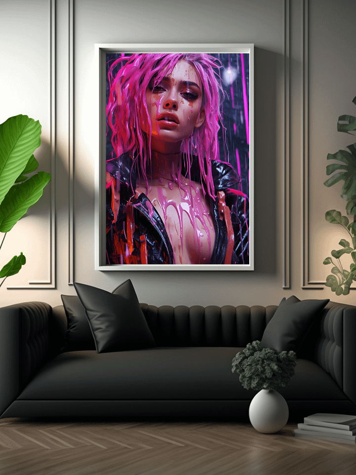 Pink Drip Downloadable Poster product image (1)