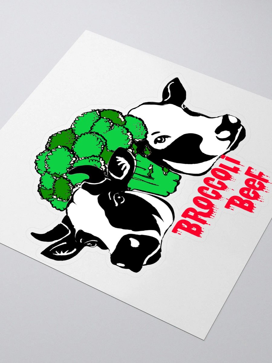 Broccoli Beef Retro Sticker product image (3)