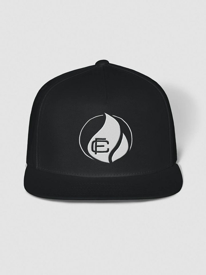 Colitaly Symbol Flat Snapback Cap (White Logo) product image (1)