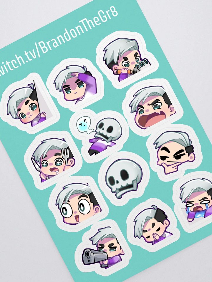 Emotes Sticker Sheet - HLD Edition product image (1)