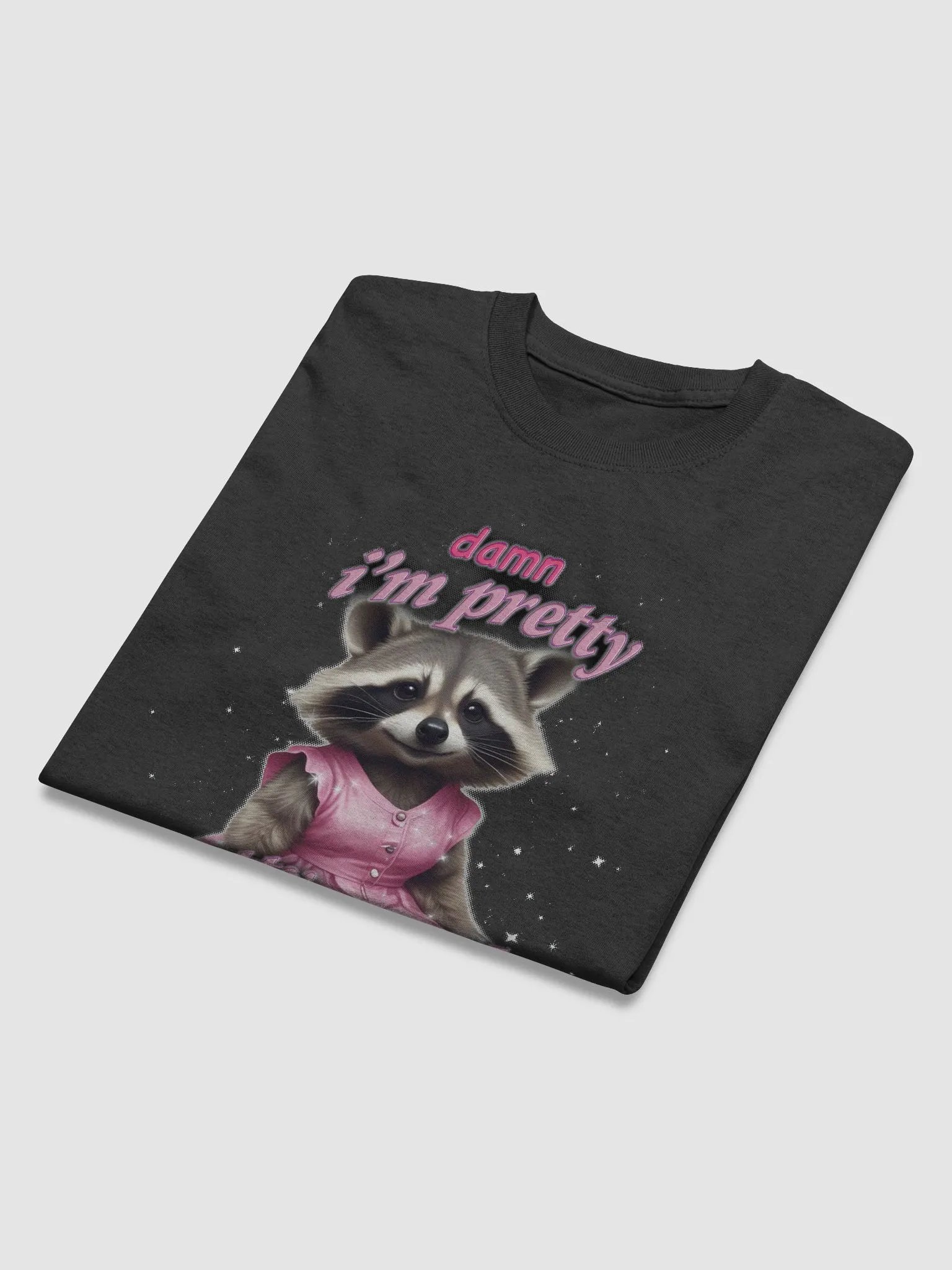 Damn, I'm Pretty, Pretty Depressed Raccoon T-shirt product image (19)