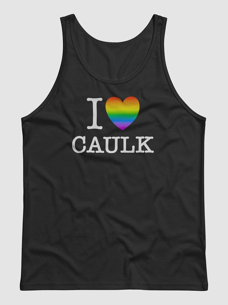 I LOVE CAULK Rainbow / Dark Tank Top