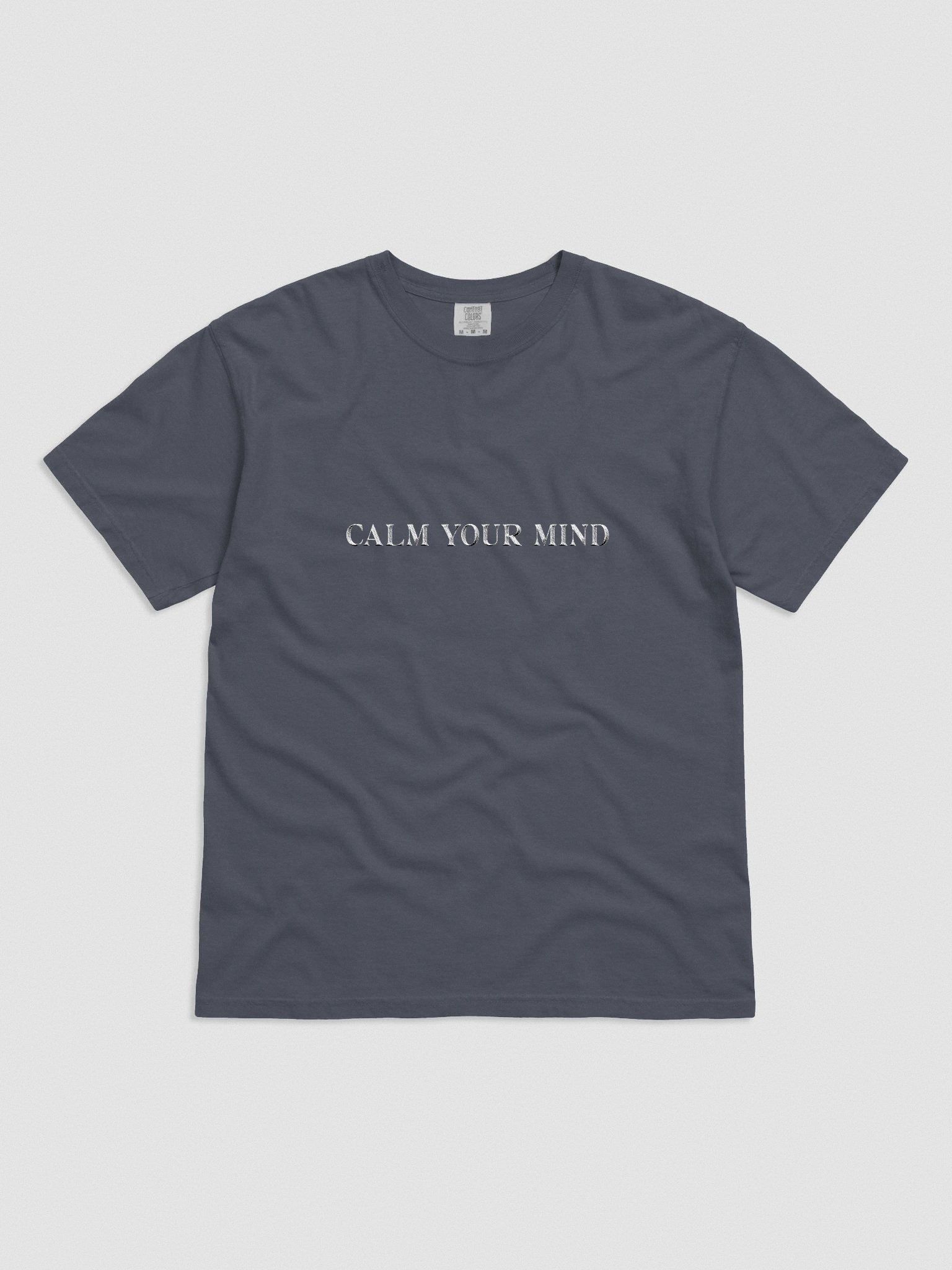 Embroidered Calm Your Mind Unisex Tee product image (1)
