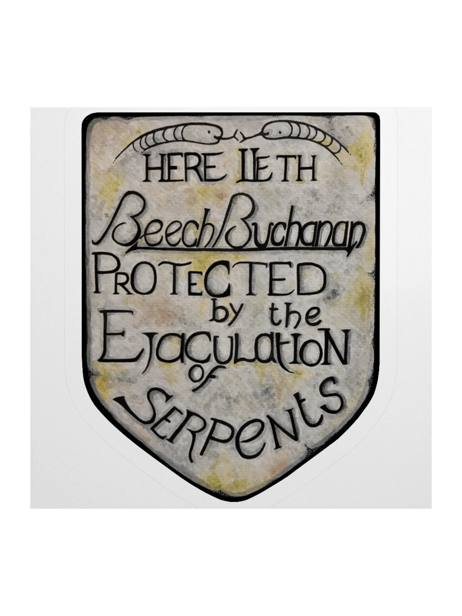 Ejaculation of Serpents sticker product image (1)