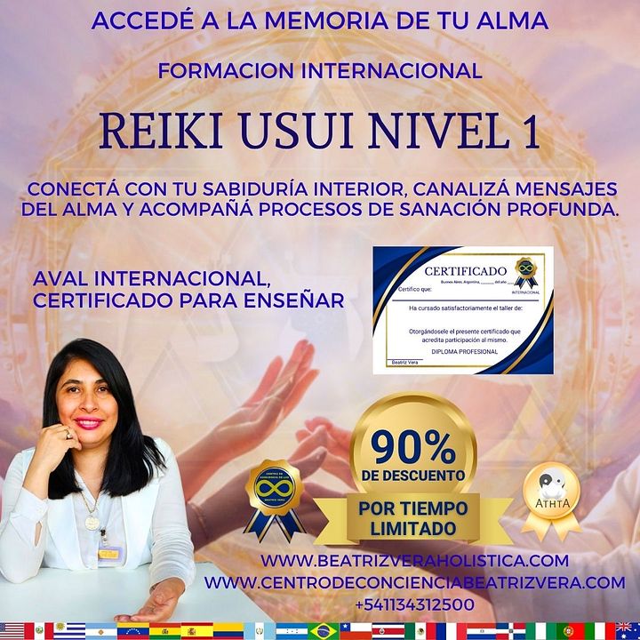 Reiki usui nivel 1 (clases diferidas digitales) product image (1)