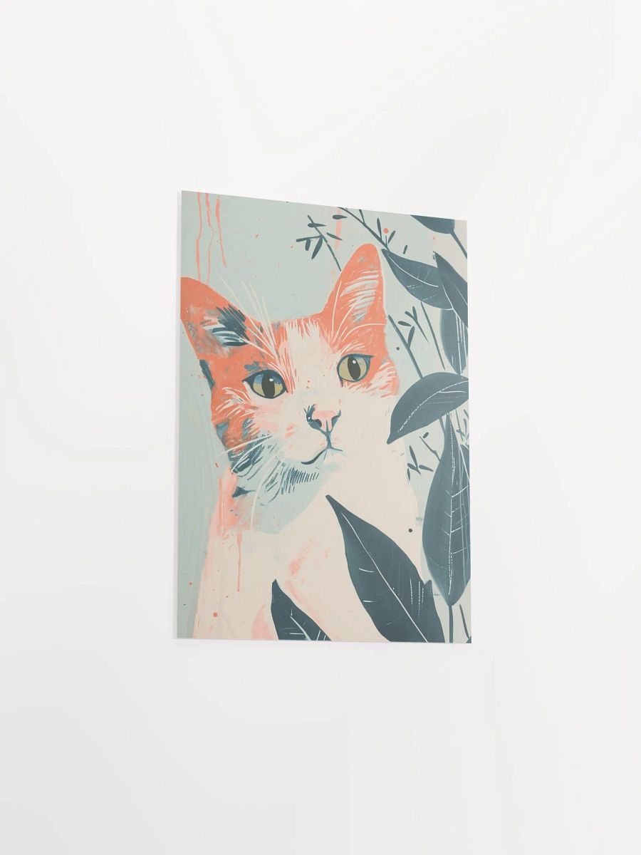 Enigmatic Feline Serenity Poster product image (3)