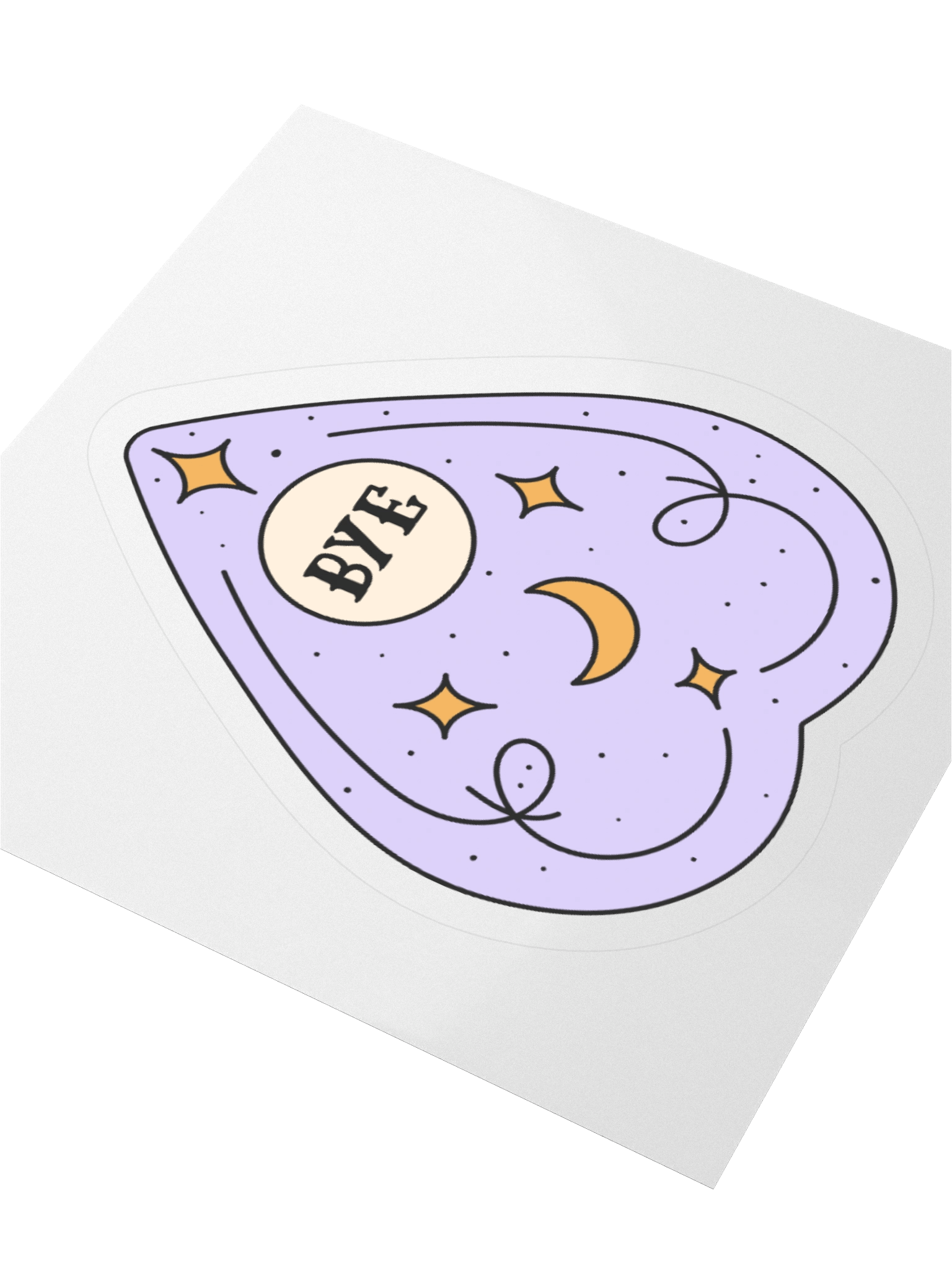 "BYE" Ouija Board Response Sticker product image (9)