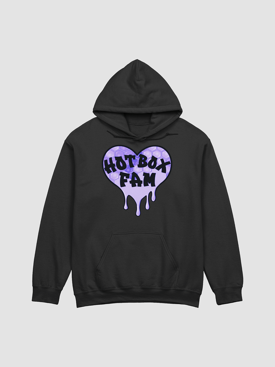UNISEX HOT BOX FAM PURPLE HONEY COMB LOGO HOODIE product image (4)