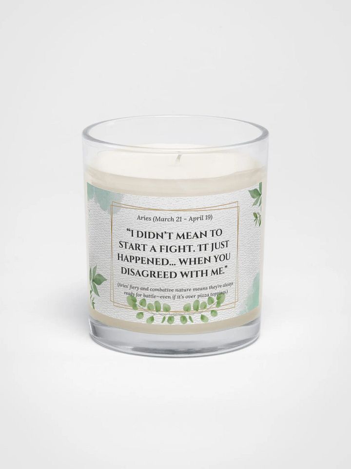 Aries - Zodiac Candles product image (1)