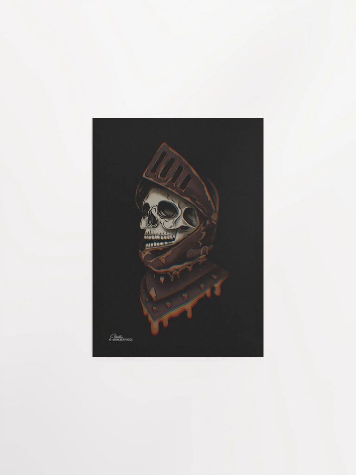"Gothic Knight Skull" Poster product image (1)
