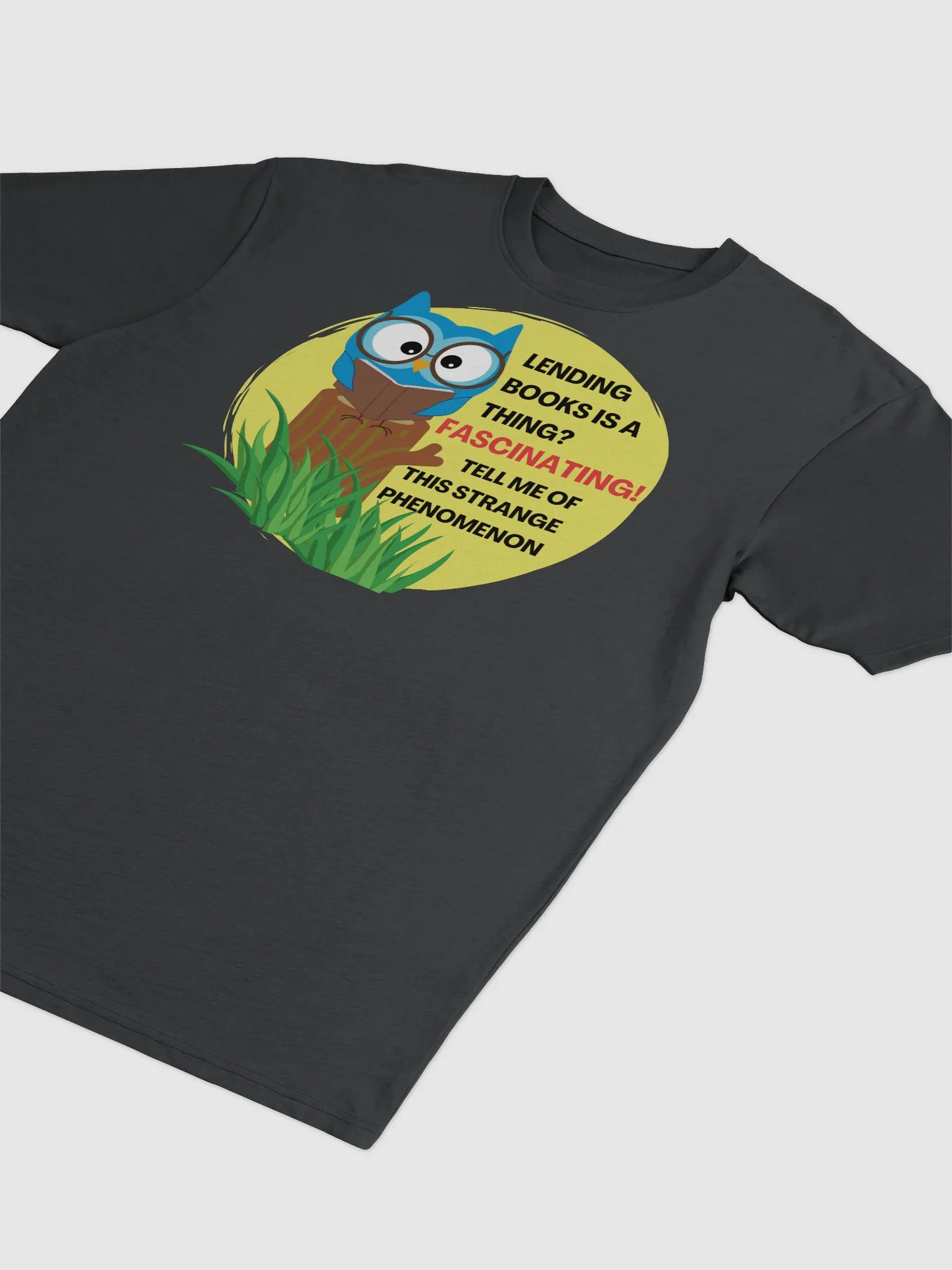 Bookish Owl Premium Tee product image (3)