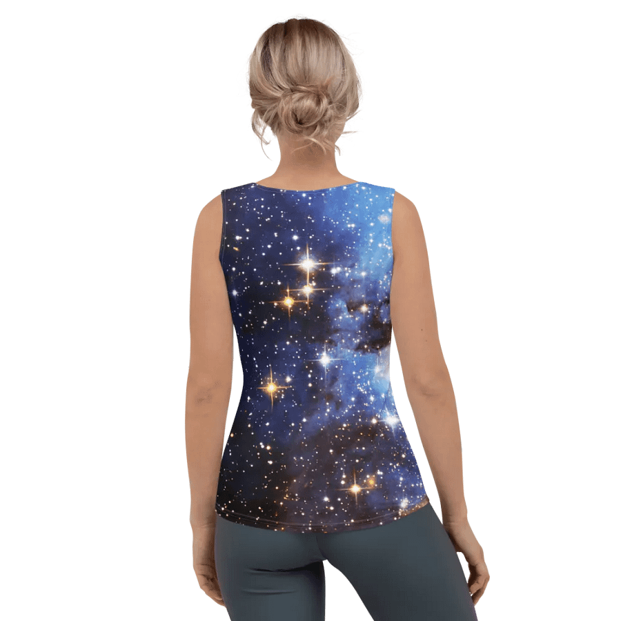 Blue Galaxy Tank Top product image (2)