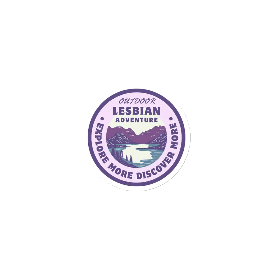 Outdoor Lesbian Adventure Magnet [ Lavender Edition] product image (1)