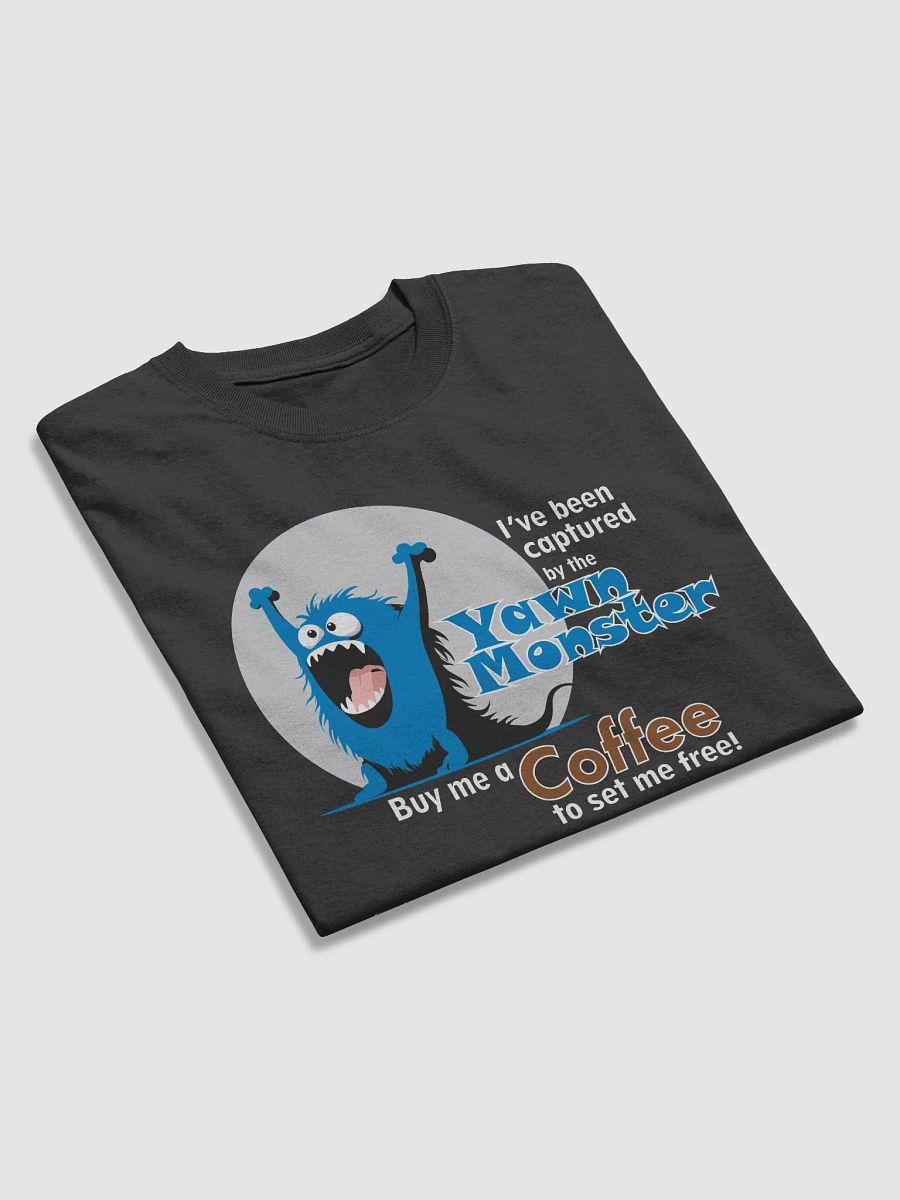 Blue Yawn Monster buy me Coffee t-shirt product image (3)