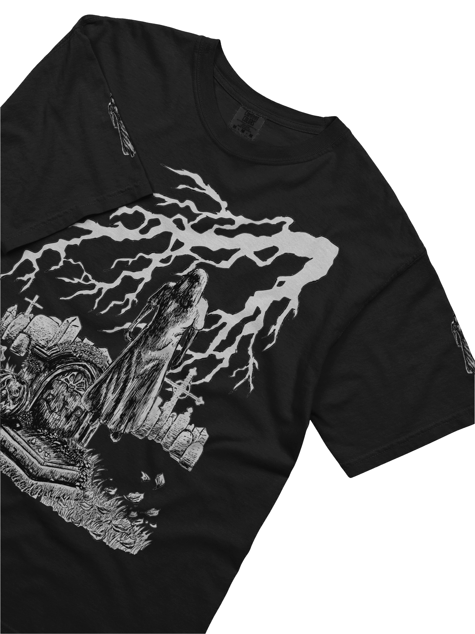 Phantom V- Halloween Night (b/w variant)- Unisex Tee product image (5)