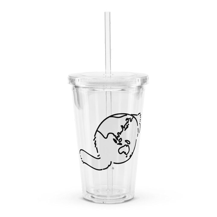 Planet Manul Asia & Oceania - Transparent Cup & Straw product image (1)