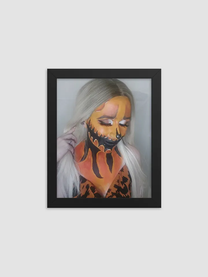 Jack'o'Lantern Pumpkin - Framed High-Quality Matte Poster product image (1)