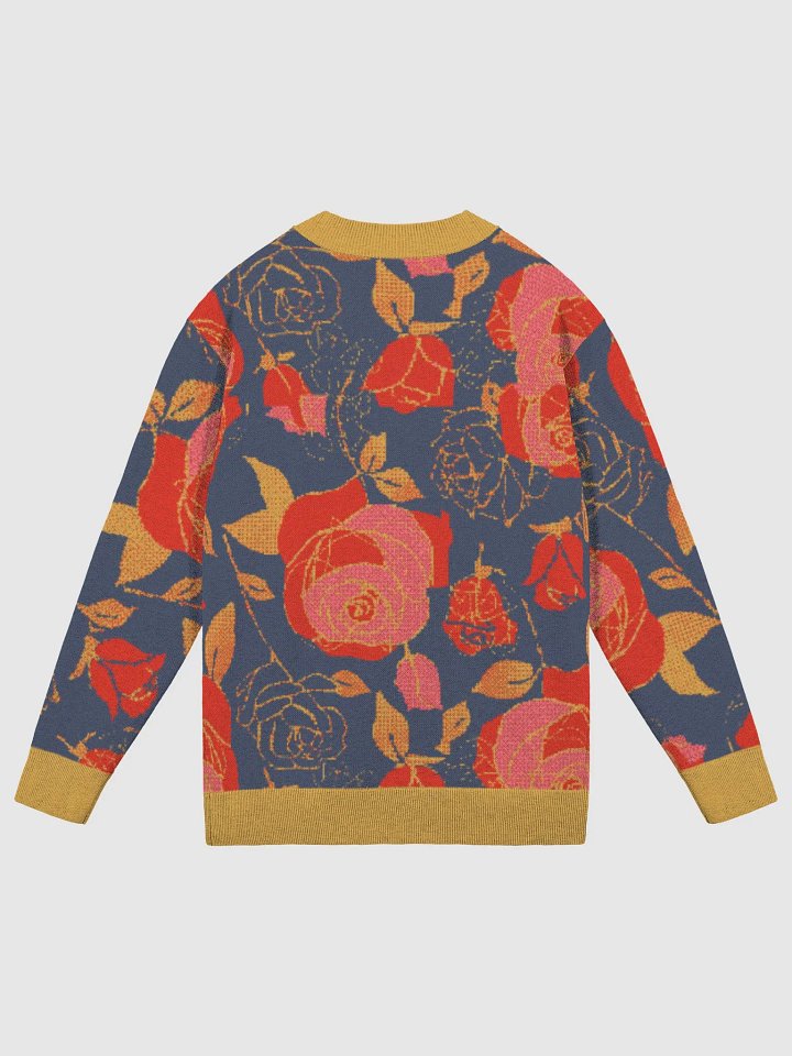 Radiant Rose Jacquard Knit Cardigan product image (2)