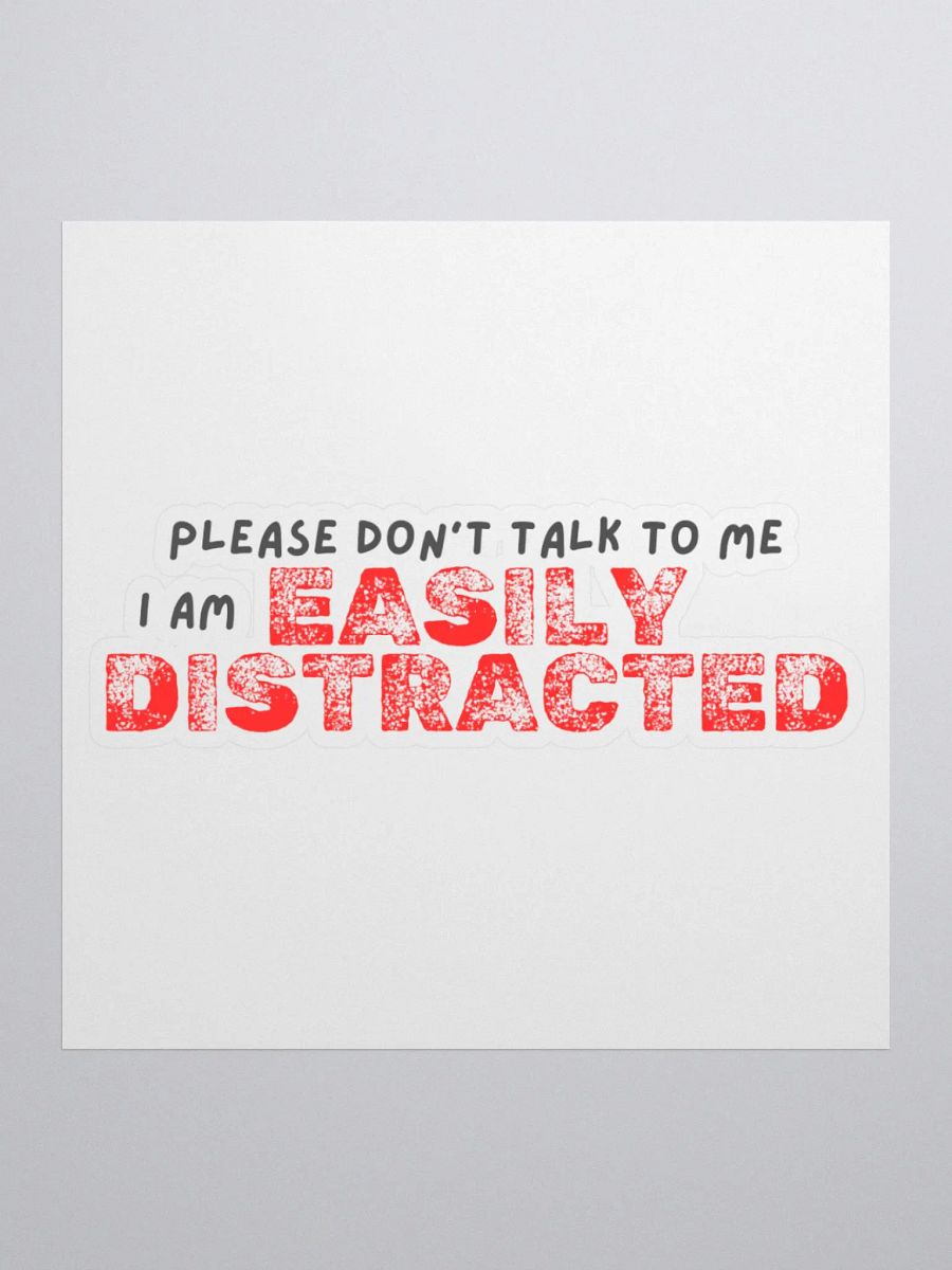 SubClub Easily Distracted Sticker product image (1)