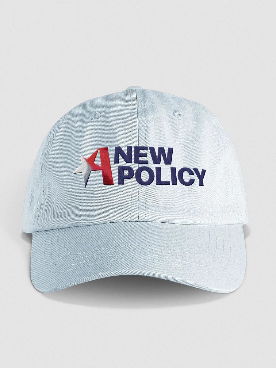 A New Policy Embroidered Cap - Light Blue product image (1)