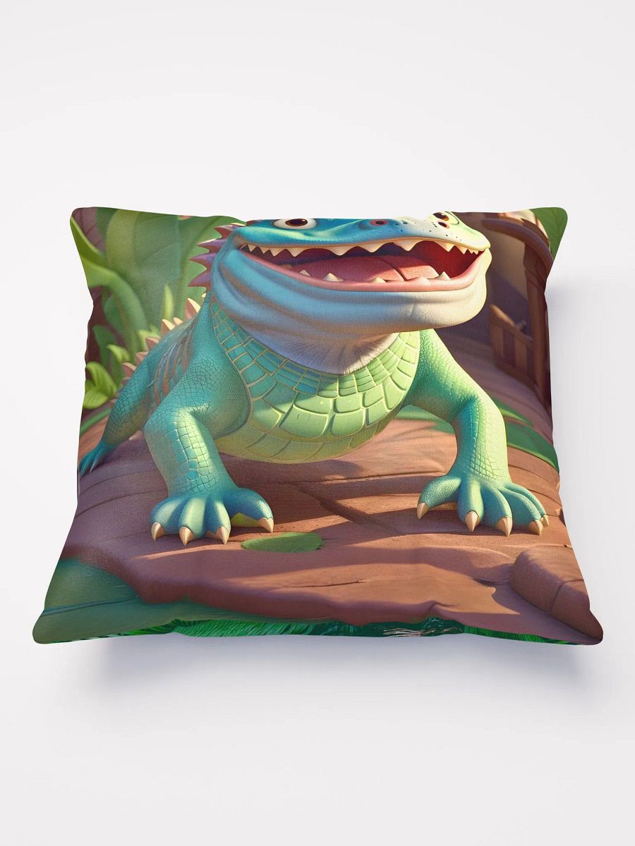 Endangered Species - Mexico - Morelet´s Crocodile All-Over Print Pillow product image (5)