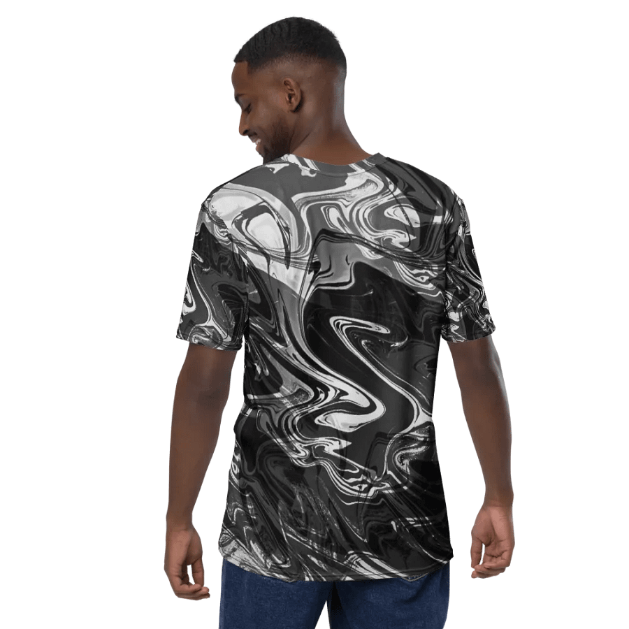 Black and White Swarm Pattern Urban Design T-Shirt product image (12)