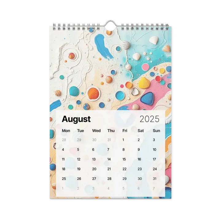 ART ABSTRACT WALL CALENDAR 2025 product image (2)