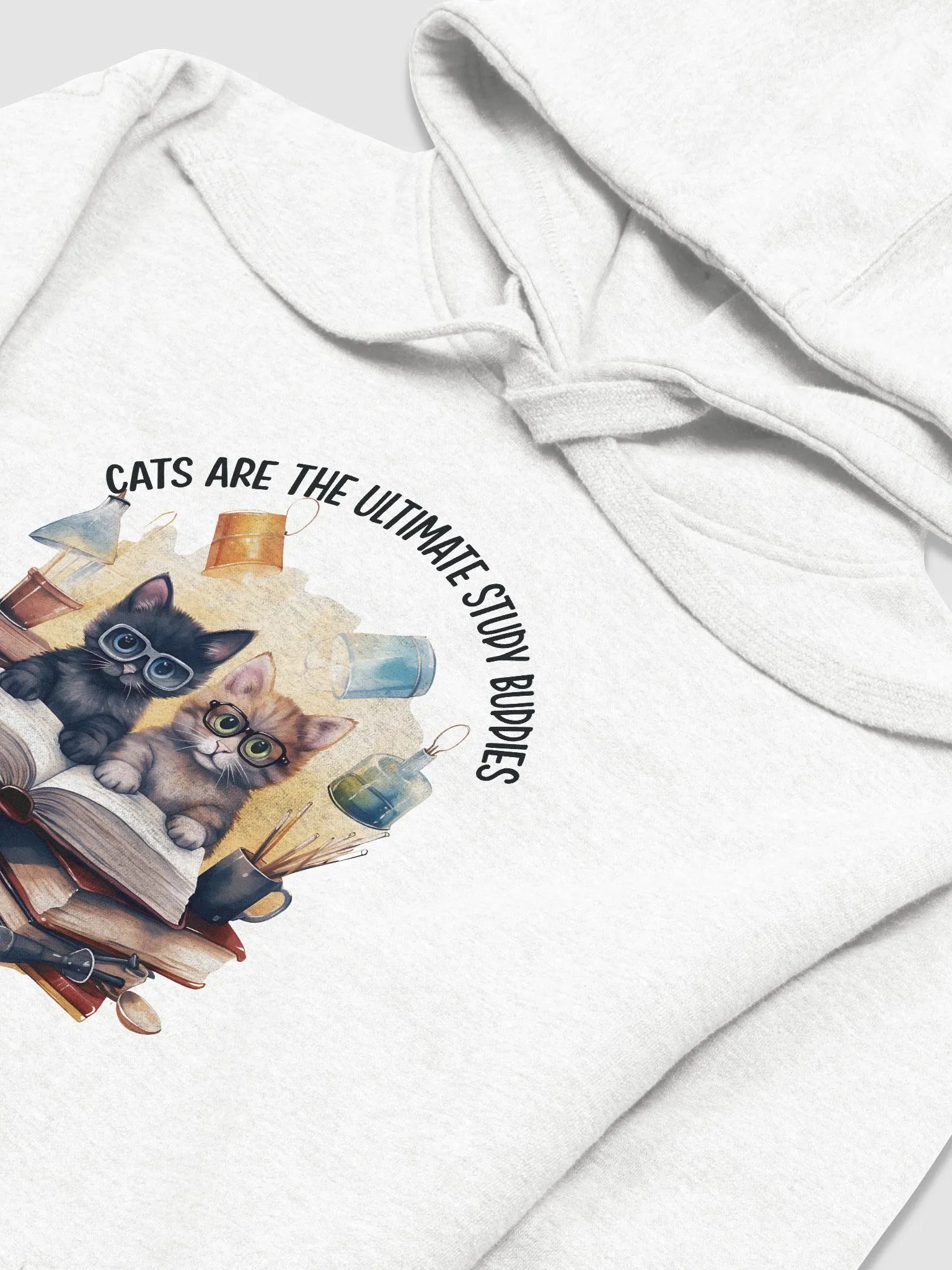 Cozy Kittens Reading Hoodie product image (3)