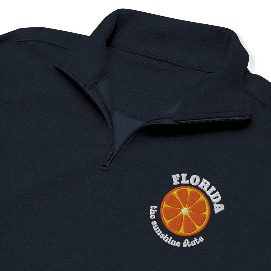 Florida Orange Slice Embroidery Half Zip product image (21)
