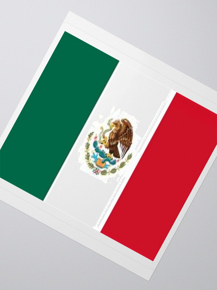 Mexico National Flag Sticker - Exclusive Vinyl Design, Multiple Sizes product image (5)