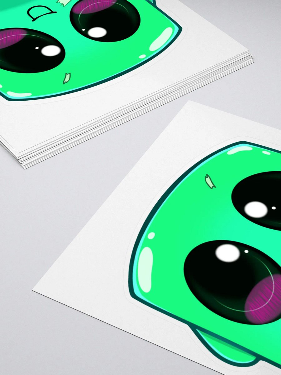 Cheerful Jello Square Stickers product image (10)