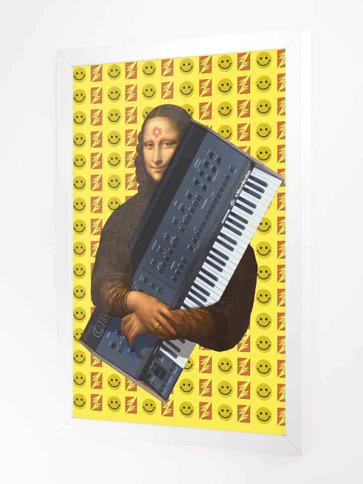 moBNa liXA oberheim ob-xa tribute, by Frank Fonik, Techno EDM Framed High Quality Matte Poster product image (2)
