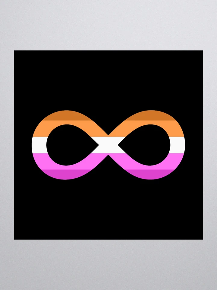 Autistic Lesbian Infinity Sticker product image (1)