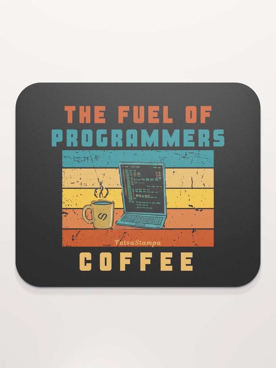 Retro Programmer's Fuel Mouse Pad product image (2)