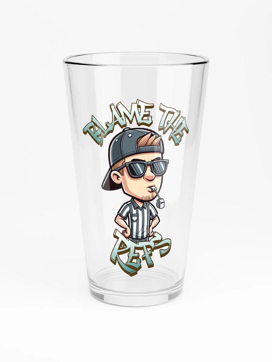 BLAME THE REFS SHAKER PINT GLASS product image (3)