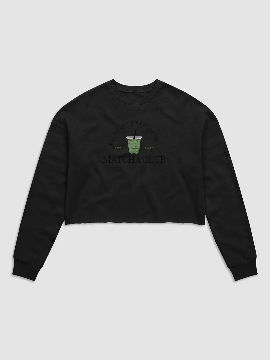 Coffee Club | Matcha Club Crop Crewneck product image (1)