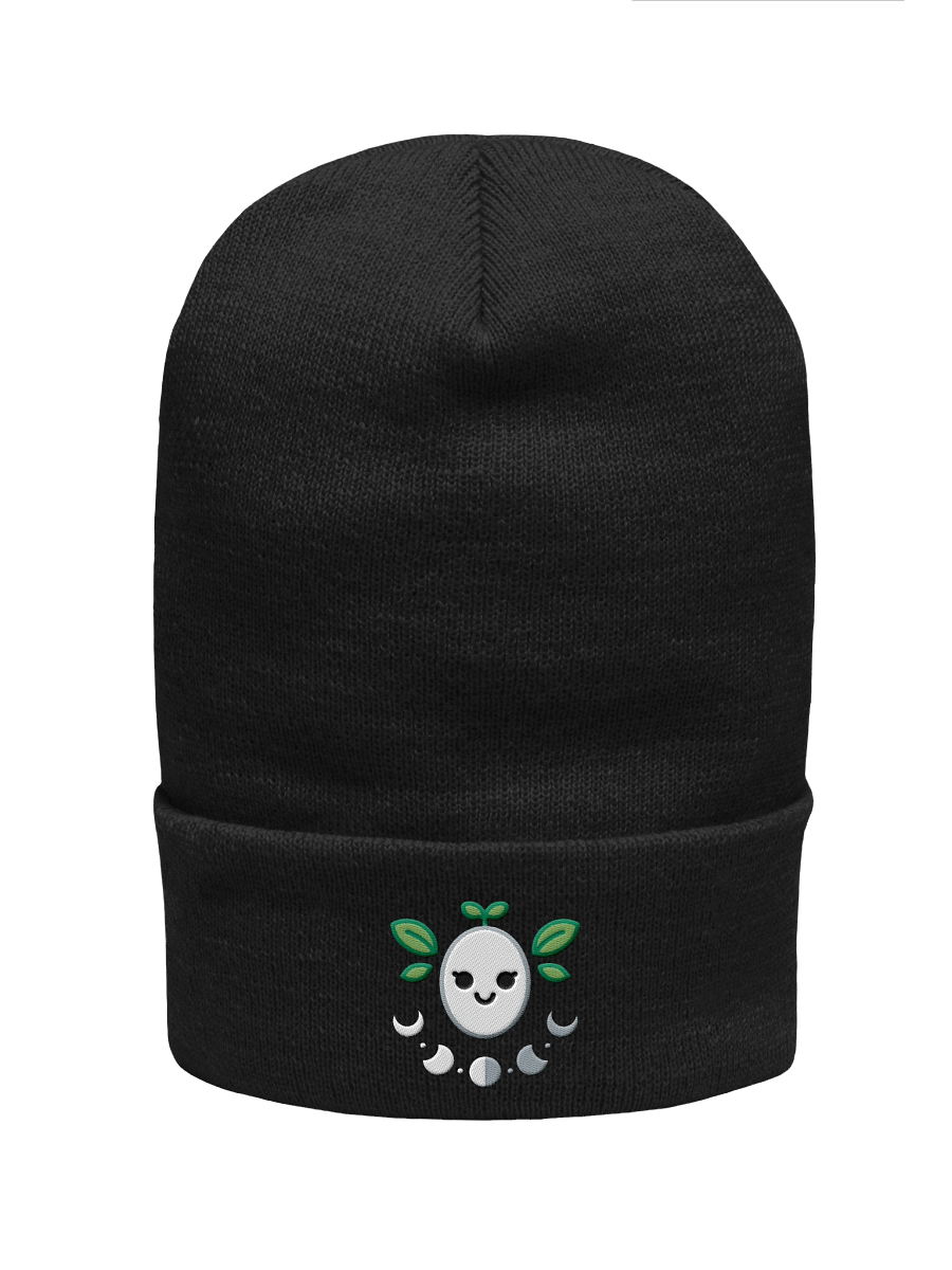 Bonnet Rethaly lune masque joyeux plantes brodé product image (10)