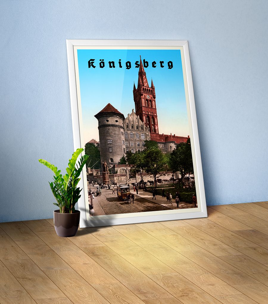 Konigsberg/Königsberg, Prussia, Germany, 1894 — retro vintage travel poster product image (1)