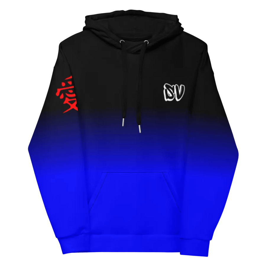 STRAIGHT VIBIN NEON COLOR FADE STYLE SHUKAKU + GAARA HOODIE product image (12)