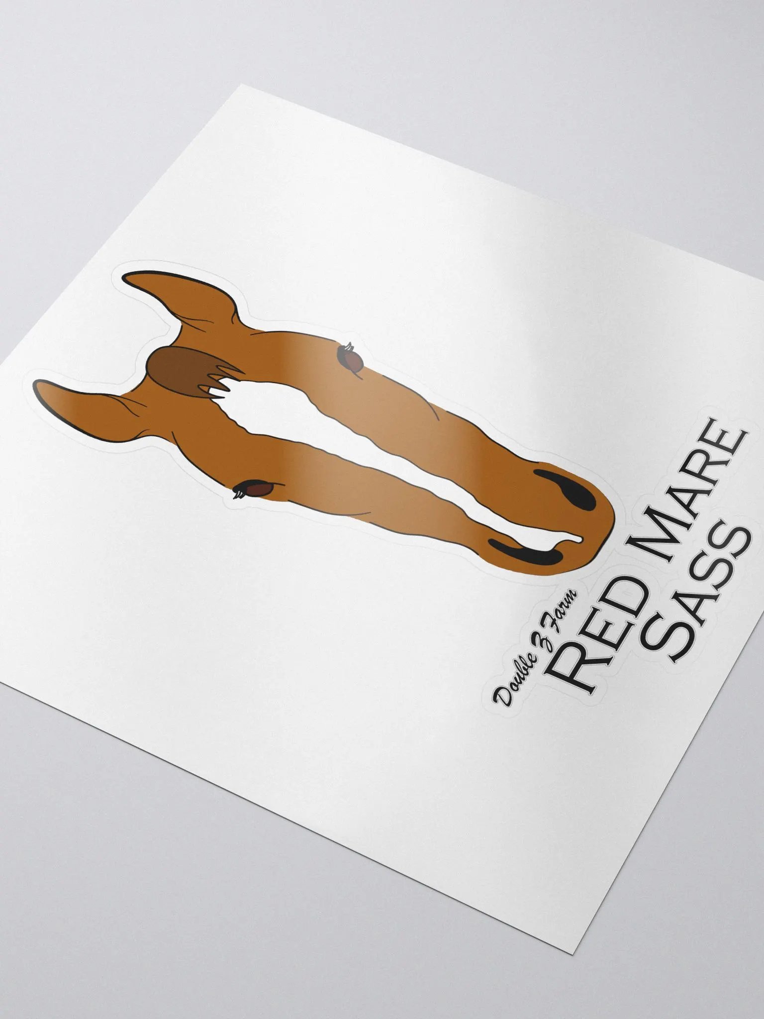 Red Mare Sass Sticker Large product image (3)